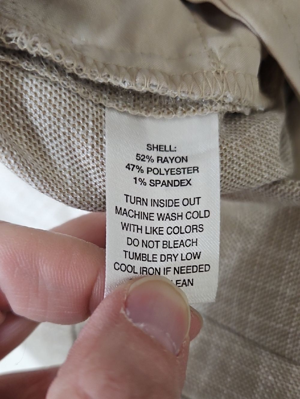 ​White House Black Market Flare Pants Size 6 Short Tan Career Office Siren - Picture 5 of 8